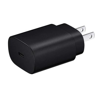 China Mobile Phone Wholesales Fast Charger 25W Type C Wall Charger USB-C Fast Adapter Charger For Samsung Galaxy Note 10 for sale