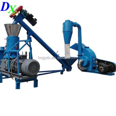 China Producing Biomass Pellet 300 Model Die Flat Cocos Peat Rice Husk Sawdust Wood Pellets Machine for sale