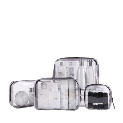 China Cheap Promotion Price Fashion Transparent Clear PVC Zipper Cosmetic Bag for sale