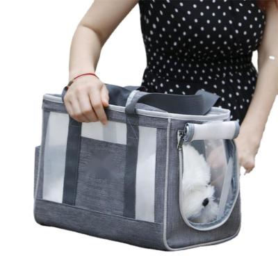 China Breathable Mesh Carrier Pet Travel Carrier Portable Pet Supplies for sale