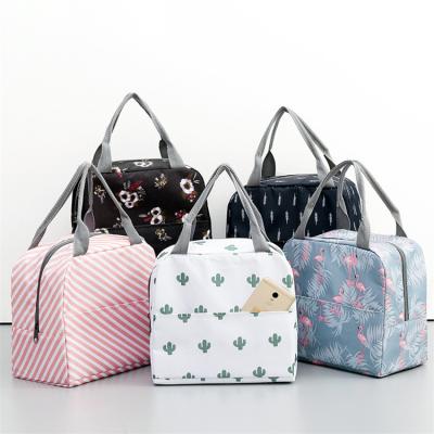 China Fashion\Leisure\Sport Portable Lunch Box Waterproof Refrigerated Ice Pack Hand Carry Rice Bag Aluminum Foil Insulation Cool Bag for sale