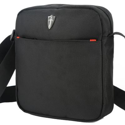 China Oxford Cloth Men's Mini Canvas Single Shoulder Bag Square Black Cross Small - Body Messenger Bag Sport Shoulder Bag Men for sale