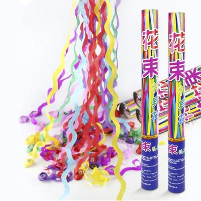 China Disposable 221 New Factory Design Flames Paper Confetti Party Popper Confetti Eco-Friendly Cannon for sale