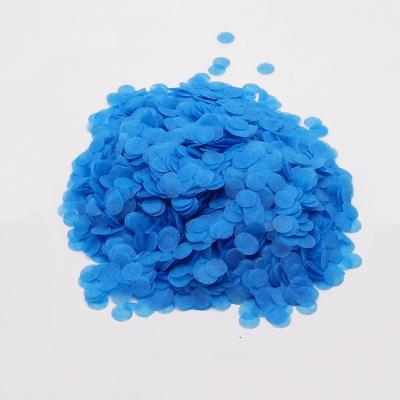 China Disposable Cheap Round Shaped Wedding Party Throwing Biodegradable Tissue Paper Confetti for sale