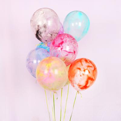 China Gift Toy Creative New Design Wedding Decoration DIY Cloud Latex Balloons Colorful Balloon With Stick for sale