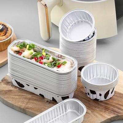 China Eco-friendly Food Grade Food Tray Takeaway Packaging Oblong Foil Containers Food Aluminum Foil For Storage Containers for sale