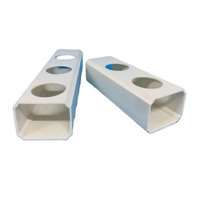 China Farms Customized Food Grade Hydroponic Vegetables Planting Nft Channel PVC Square Pipe for sale