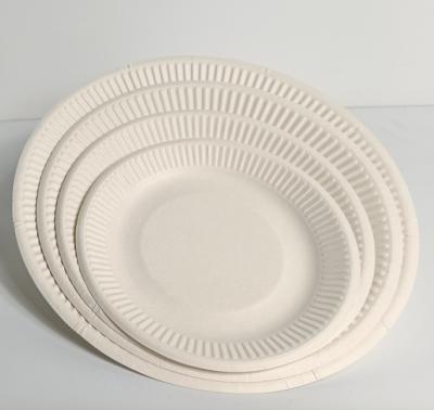 China Disposable disposable bagasse is 100% biodegradable, compostable and environmental friendly 5 inch discs for sale