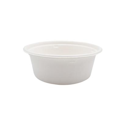 China 400ml Disposable Biodegradable Food Sugar Cane Restaurant Soup Bowl for sale