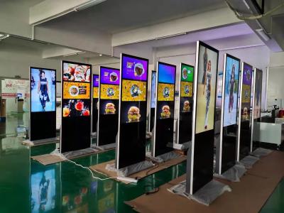 China Floor Stand Indoor Android Video LCD Touch Display Digital Signage Totem for sale