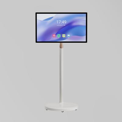 China VETO 24 Inch Indoor Touch Screen with Battery 13MP Camera Portable Smart TV on wheels For Work Studying for sale