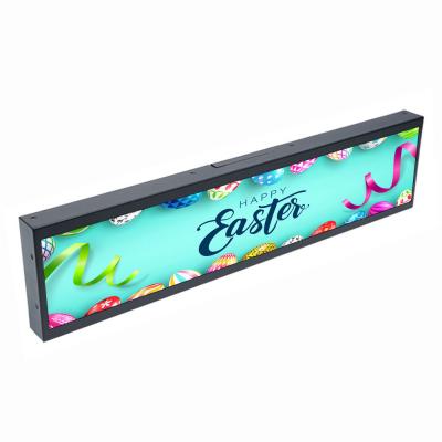 China VETO Commercial Ultra Wide Stretched Bar Lcd Digital Signage Android Bar Lcd Panel Advertising Monitor Display for sale