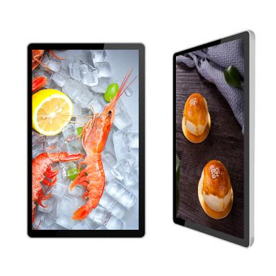 China 55 Inch Indoor Wall Mount Wifi Advertising Digital Signage Ultra Thin LCD Android Ad Display Screen for sale