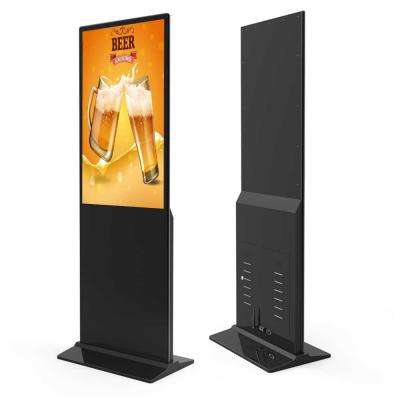 China Vertical Floor Stand Digital Signage 55inch Indoor Multi Touch Screen LCD Display for sale