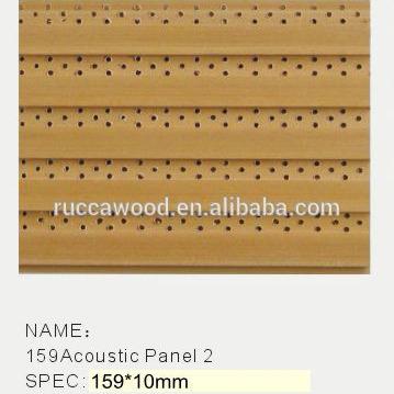 China Modern Acoustic Acoustical Panels WPC Wall Paneling 159*10mm Wood And Plastic Composite Engineered Wood Rucca, rucca NC; Indoor GUA for sale