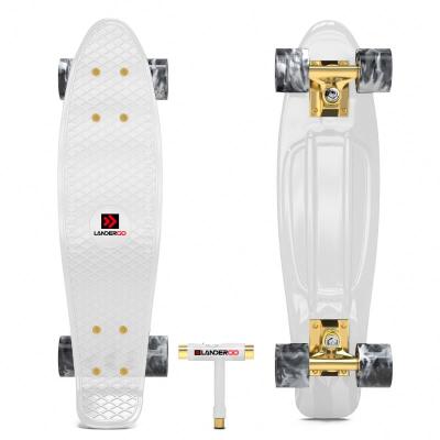 China PP Injection Molding EN71 EN13613 Cool Rider Retro Skateboard Original Mini City Plastic Cruiser Skateboard for sale