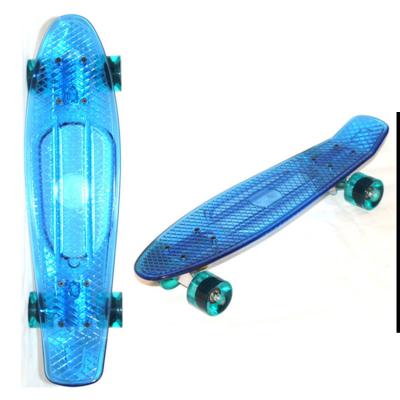 China sustainable & 22*6.0 Inch LED Light Skateboard Decks Mini Cruiser Skateboard Wheels for sale