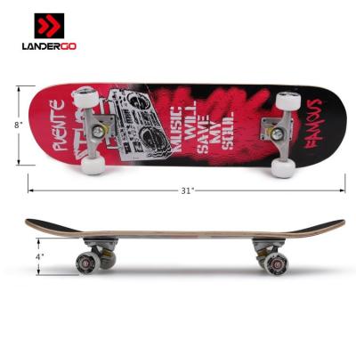 China 3108 factory hot selling 7 layers maple canadian wood skateboard OEM customized maple skateboard for sale for sale