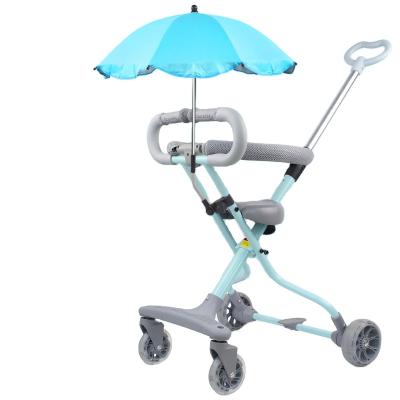 China Baby Stroller With System Handlebar New Outdoor Travel Easy Folding Baby Stroller Tricycle Portable Scooter for sale