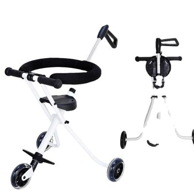 China Baby Stroller With System Korea Factory Supplier kc Easy Folding Wheel Baby Stroller Tricycle Portable Scooter for sale