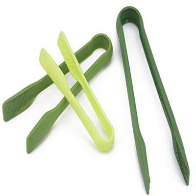 China 3pcs Sustainable Multifunctional Plastic Food Clip Non-slip Food Grade Bread Tongs For Kitchen Household for sale