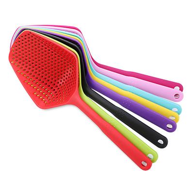 China Cooking Tool Household Ice Cream Scoop Plastic Permeable Colander Kitchen Instruments Cooking Tool for sale