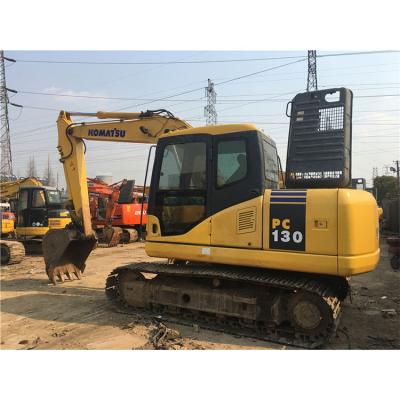 China Used Potato Digger Dozer Used Wheeled Komatsu PC130 Crawler Excavator For Sale 0.53m²; ³ for sale