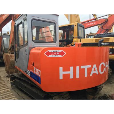 China Hot Sale Second-hand Mini Excavator Japanese Used Hitachi EX60 Crawler Excavator For Home Use 0.11 - 0.34mÂ³ for sale