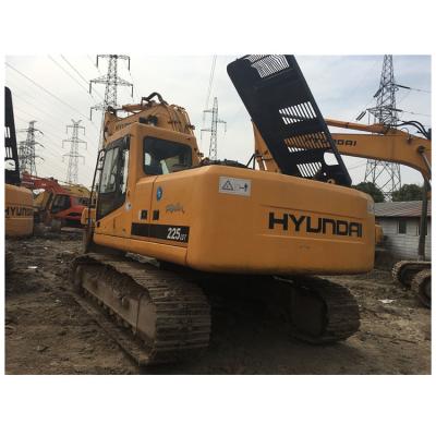 China Used Backhoe Excavator Loader HYUNDAI 225LC Crawler Excavator 1.05m; ³ for sale