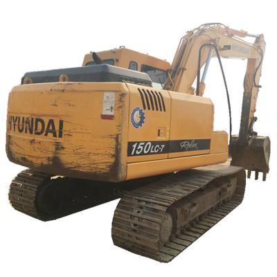 China Used Excavator Hyundai Jcb HYUNDAI 150LC Mini Crawler Excavator For Sale 0.23-0.71mÂ ³ for sale