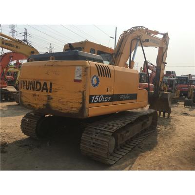 China Big Price Used Mini Digger Second Hand Crawler Excavator In Korea 0.23-0.71mÂ HYUNDAI 150LC; ³ for sale