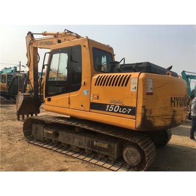 China Second Hand HYUNDAI 150LC Crawler Excavator Price Used Wheel Loaders Excavator 0.23-0.71mÂ ³ for sale