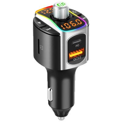 China Wholesale Customizable Charger Car Stereo FM Transmitter MP3 Player Black Handsfree Car Stereo Charger for sale