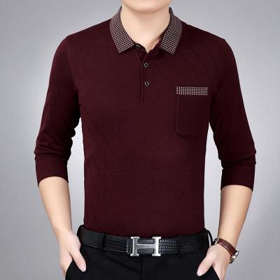 China Hot Sale Super Soft Anti-pilling Man's Knitted Pullover Sweater Shirt Long Sleeve Warm Fashionable Slim Fit for sale