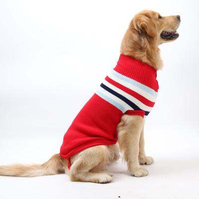 China 2021 New Arrival Viable Small, Medium Large Dogs Acrylic Stripe Pet Sweater for sale