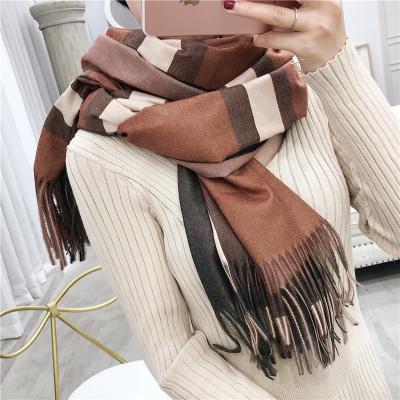 China Wholesale New Arrival Western Style Man Squishy And Women Winter Thick Warm Scarf for sale