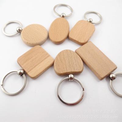 China Wholesale Gifts Logo Customized Wood Keychain Key Holder Promotion for sale