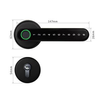 China Easy Installation Easy Management Remote Key Open Digital Door Lock WIFI Body Power Battery Office Bedroom Card Hotel for sale