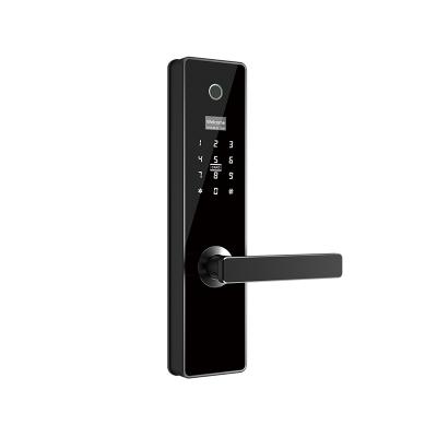 China Apartment/Hotel/School/Office Lock Simple Design Smart Home Fingerprint Digital Swiping Smart Electronic Door Lock Office With APP Control for sale