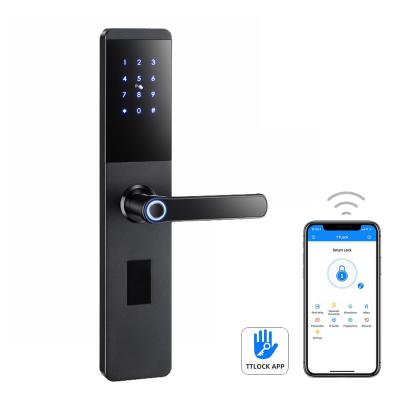 China Keyless Smart Electronic Fingerprint Apartment Door Lock/Mobile Hotel/School/Office Hotel Control Support RFID Card and Password for sale