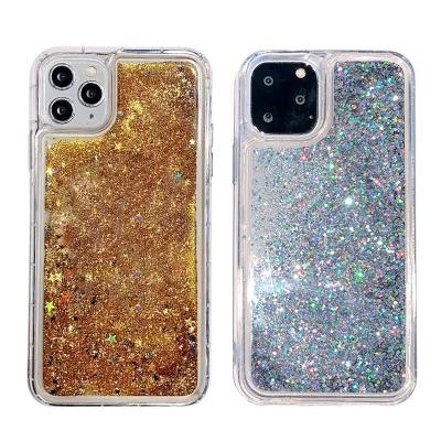 China Back Cover Quicksand Phone Liquid Sand Case For Iphone 11 12 pro XR Max XS 6S 7 8 Plus Cases For Samsung Huawei Xiaomi Realme OPPO Glitter Cover for sale