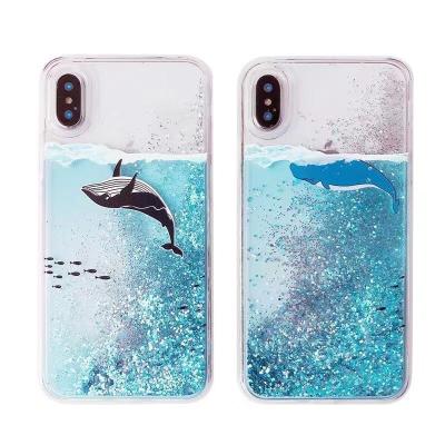 China Phone Back Cover Liquid Sand Case For Samsung Galaxy S8 S9 Plus S10e S20 Ultra Note 8 9 10 Cases For Girls Quicksand Liquid Glitter Case Cover for sale