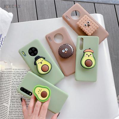 China Universal Easy Fruit Avocado Finger Holder For iPhone Samsung Huawei Xiaomi Redmi Oppo Phone Ring Stand Holder Bracket For Tablet for sale