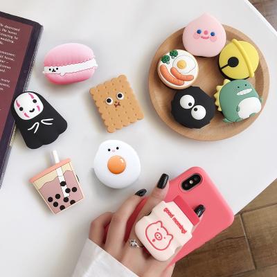 China Universal Easy Cartoon Finger Holder For iPhone Samsung Huawei Xiaomi Redmi Oppo Phone Cute ANIMALS Stand Holder Bracket For Tablet for sale