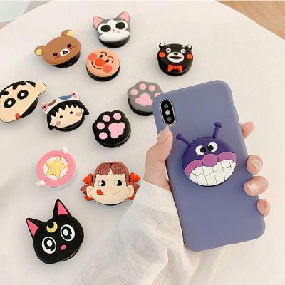 China Universal Cute Easy Finger Bracket For iPhone Samsung Huawei Xiaomi Redmi Oppo Phone Cartoon Cat Stand Holder for sale