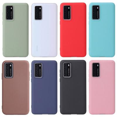 China Soft Candy Silicone TPU Gel Phone Case For Huawei Y9 2019 Y9S Prime Y8P Y8S Y7 2018 Y7P Y6S Y6P Y6 Pro 2017 Y5 Y3 II Matte Cover Y6S Y6P Y8S Y8P Y7P for sale