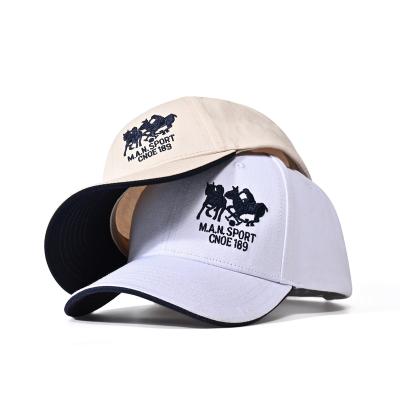 China JOINT Baseball Cap Hats Letter Embroidered Logo Baseball Caps Fashionable 100% Cotton Twill for sale