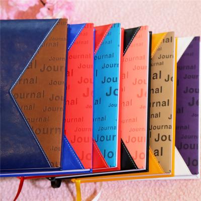 China Luxury Handmade Leather Hardcover Book Making A5 Notebook Personalized Letter Printing Notebook for sale