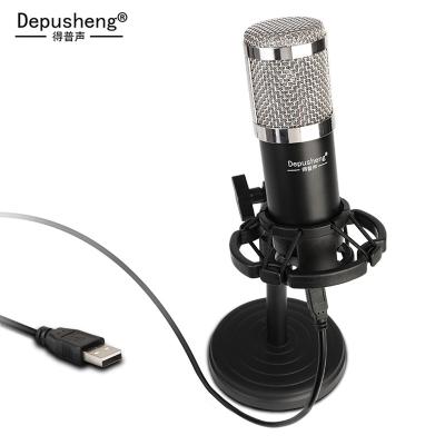 China Professional USB Microphone Recording Studio USB Condenser Microphone with Tripod Stand for PC Skype for sale