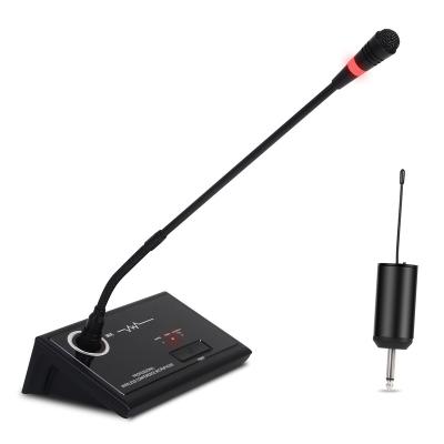 China Universal Gooseneck Microphone Wireless Microphone with Rechargeable Receiver Meeting Microphone for sale